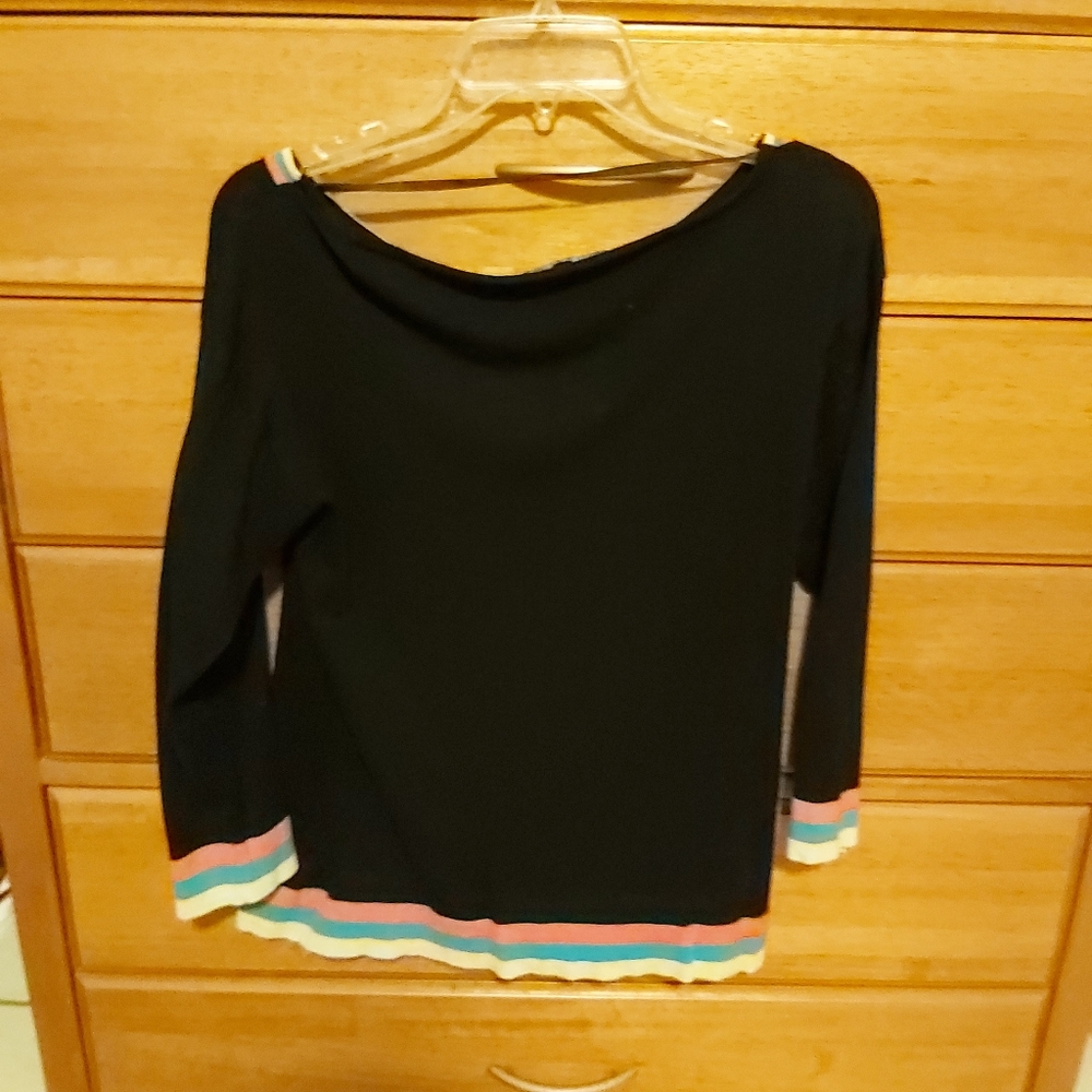 Cable & Gauge Sweater with multicolor parts